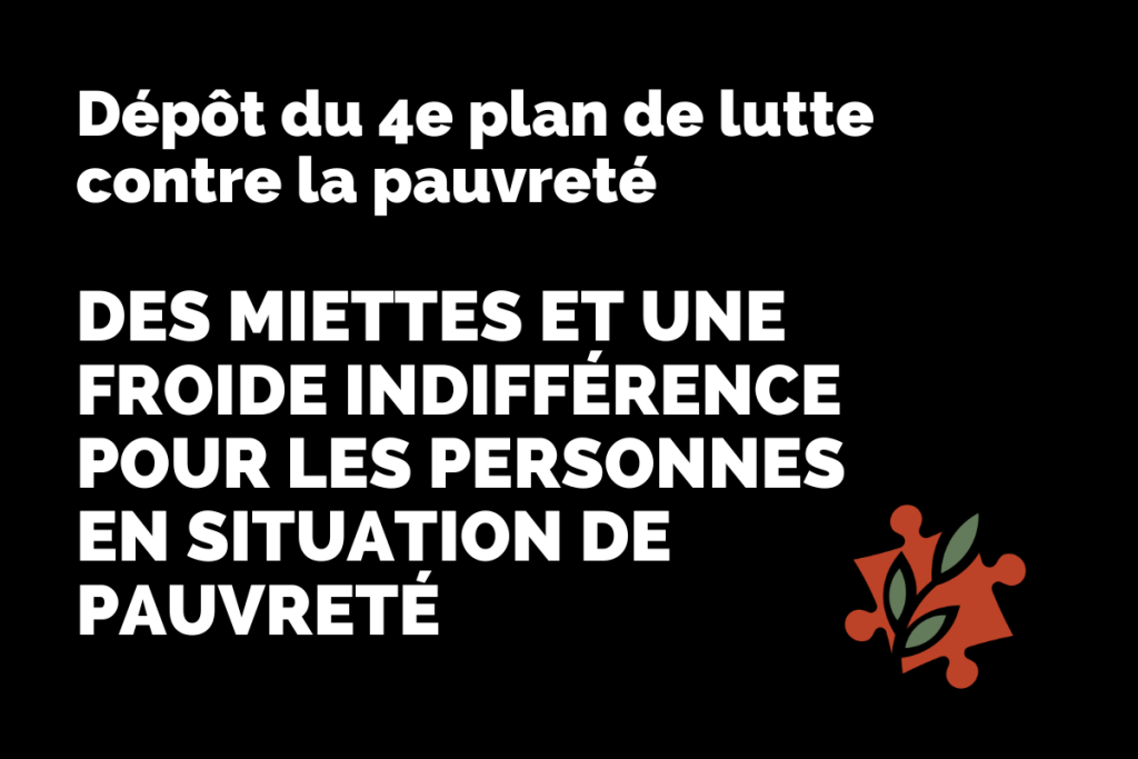 E Plan De Lutte Contre La Pauvret Des Miettes Et Une Froide